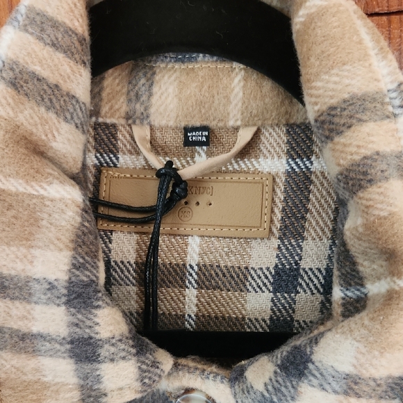 Plaid Button-Up Jacket - Picture 2 of 6